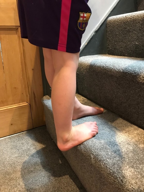 step calf stretch